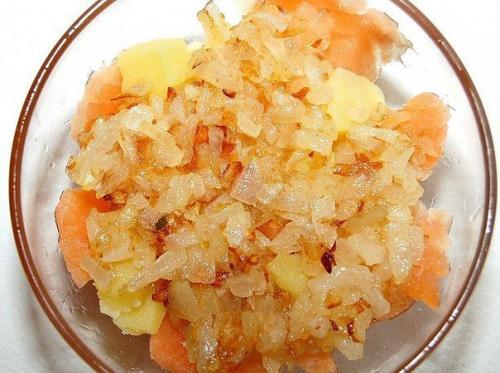 Слоеный салат с сёмгой. 03 Слоеный салат с сёмгой. 03