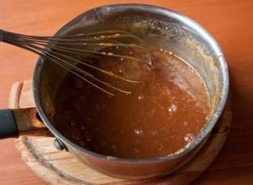 Карамельный соус.  Карамельный соус для мороженого и других десертов. 03