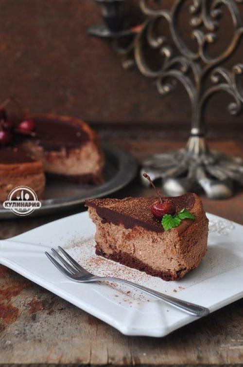 Шоколадно - кофейный чизкейк. 01