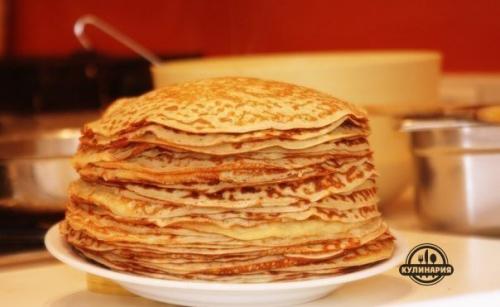 Домашние блинчики.  Ингредиенты: