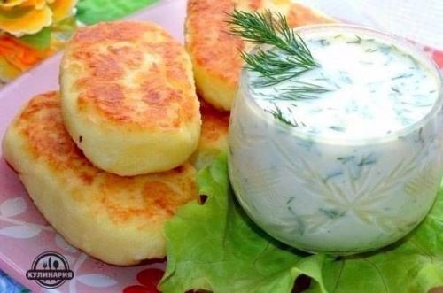 Картофельные оладьи с сыром. 04