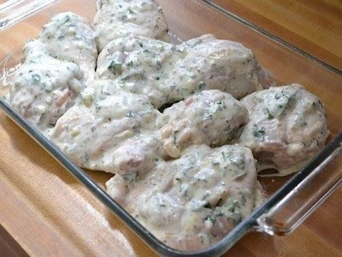 Куриные голени в сметанном маринаде. 05