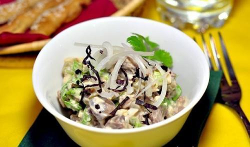 Салат из куриной печени. 05