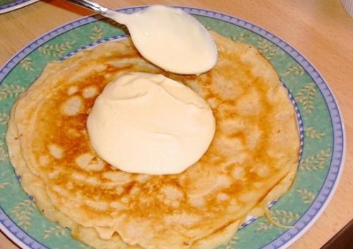 Дрожжевые блинчики.  Ингредиенты: