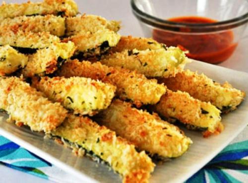 Кабачки в кляре.