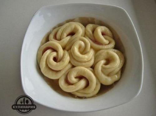 Кружевные Булочки с колбасой. 08