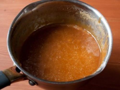 Карамельный соус.  Карамельный соус для мороженого и других десертов. 02