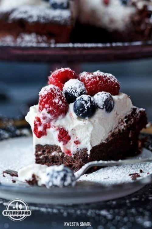 Шоколадный торт без муки.