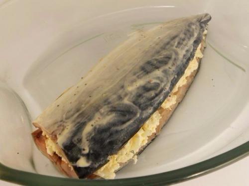 Запеченная скумбрия с сыром. 03