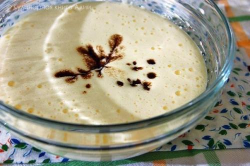 Брауни с творогом и вишней. 05