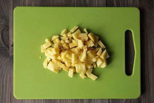 Сырный суп с креветками. 03