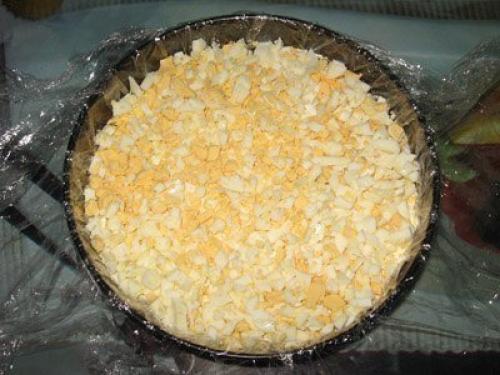 Салат Грибная Поляна (закусочный торт). 04