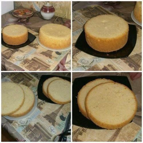 Пышный бисквит для тортов.