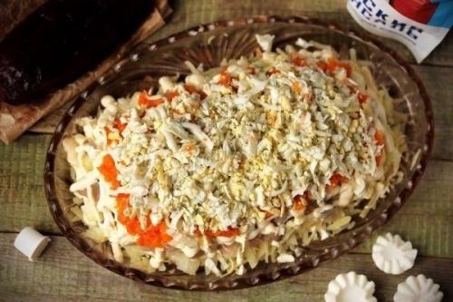 Салат Скумбрия под Шубой. 03