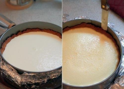 Творожник - чизкейк с двойной начинкой. 05