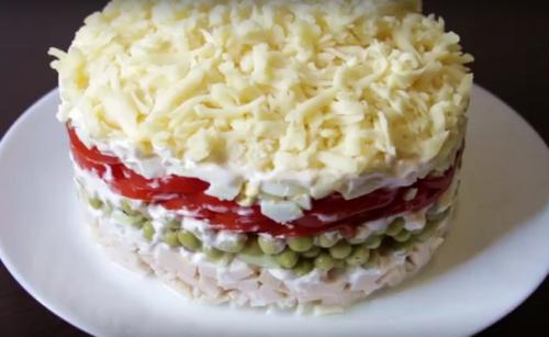 Салат боярский.  Мы хотим познакомить вас с рецептом вкусного салата.