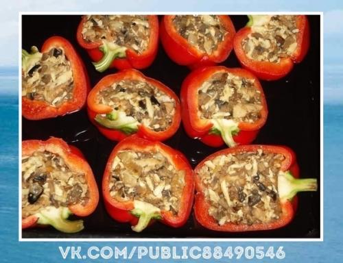 Пальчики оближешь. Перцы, фаршированные курицей и грибами. 07 Пальчики оближешь. Перцы, фаршированные курицей и грибами. 07