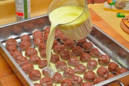 Мясные шарики из говяжьего фарша под сливочным соусом? 08