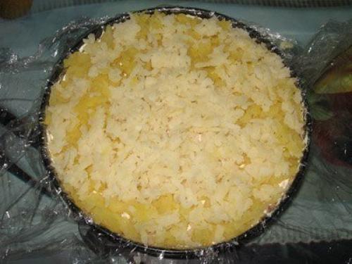 Салат Грибная Поляна (закусочный торт). 07