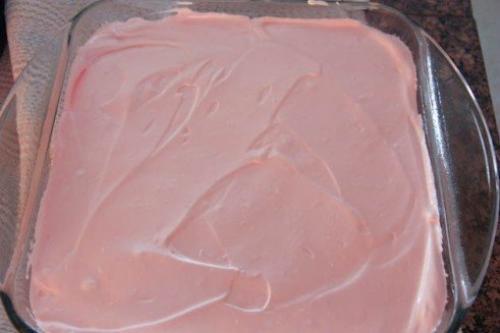 Птичье молоко с малиновым желе. 04