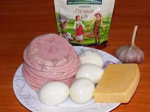 Ветчинные рулетики с сыром. 01