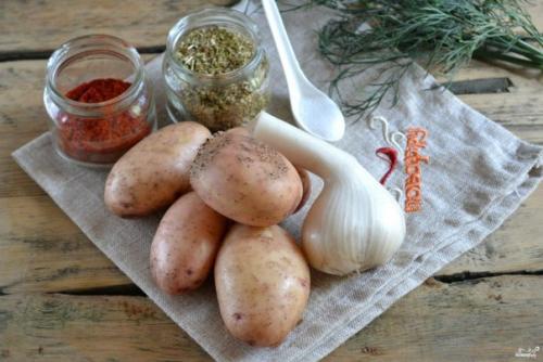 Картофель по-деревенски в духовке. 01