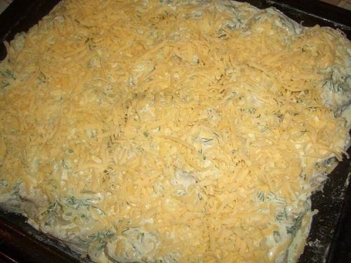 Рыба, запеченная в сметане. 04