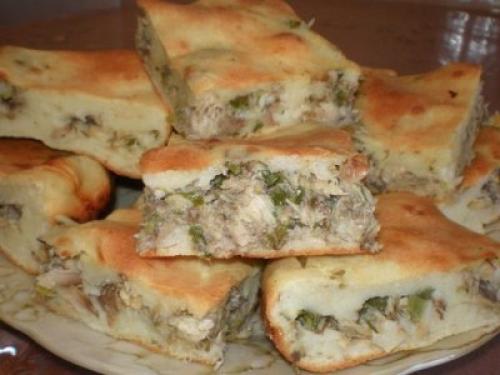 Рыбный пирог на скорую руку. 03