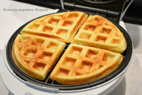 Бельгийские вафли. Мягкие, воздушные, сладкие, с хрустящей корочкой. 02 Бельгийские вафли. Мягкие, воздушные, сладкие, с хрустящей корочкой. 02