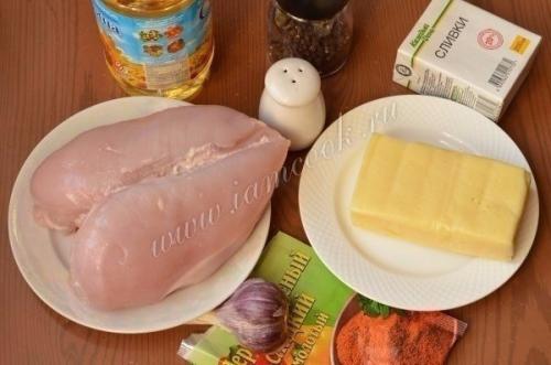 Куриные грудки в сливочном соусе. 01