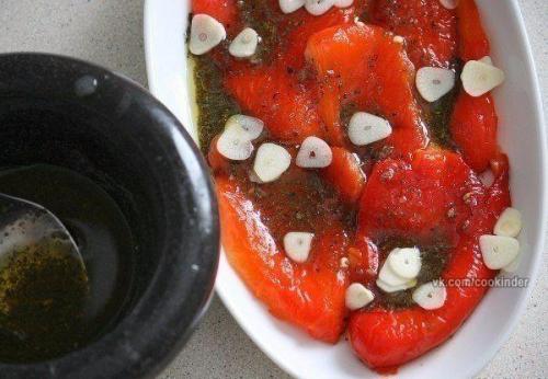 Маринованные печеные перцы. 04