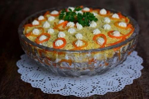 Салат Бунитo.  Ингpeдиeнты.