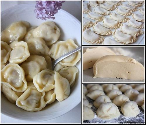 Вкуснейшее универсальное заварное тесто для вареников, пельменей, поз, чебуреков. 

