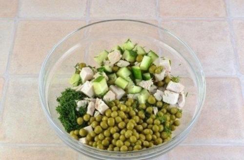 Салат Леди.  Ингредиенты: 01