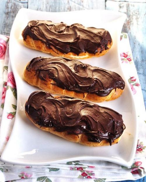 Эклеры с заварным кремом. 01 Эклеры с заварным кремом. 01