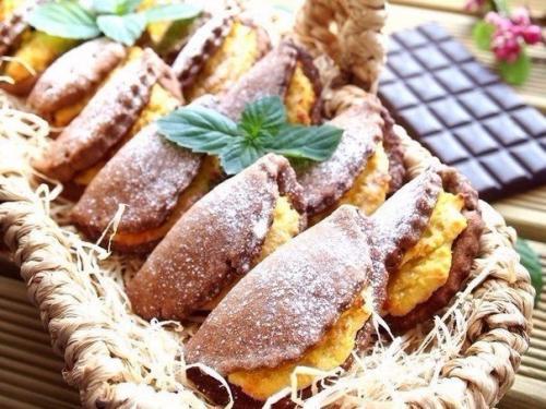 Шоколадно - кокосовые сочни. 01