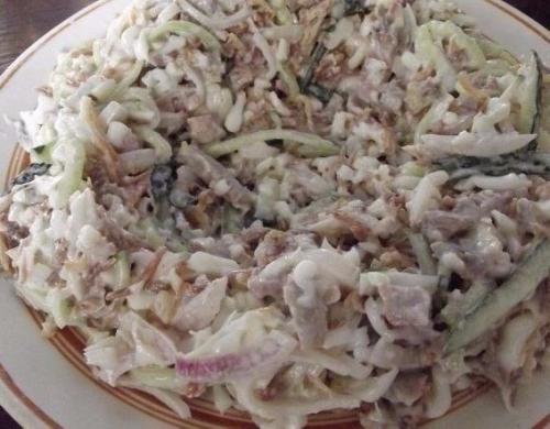 Салат Гнездо Глухаря. 05