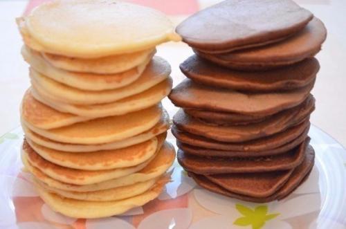 Рецепты панкейков.  1 ванильные панкейки. 03