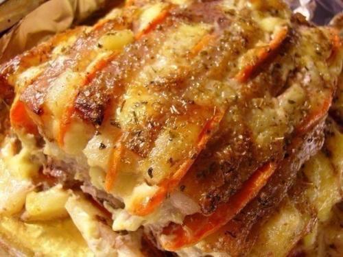 Свинина - книжка с ананасом и морковкой. 04