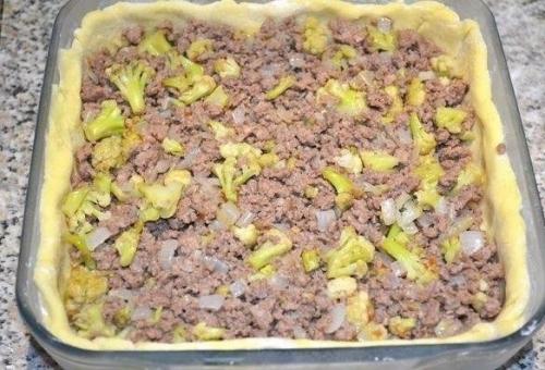 Открытый мясной пирог. 04