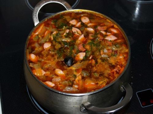 Очень вкусная солянка. 02
