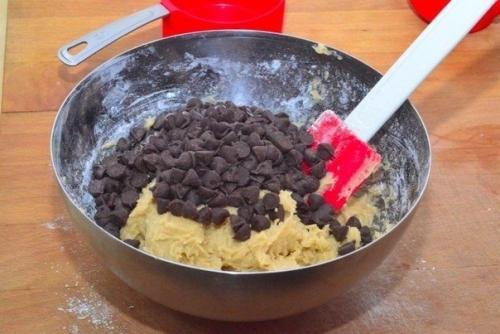 Печенье с кусочками шоколада. 05