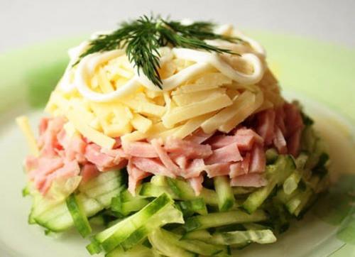 Простые салатики с ветчиной: топ - 10 рецептов? 07
