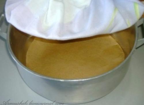 Высокий, нежный бисквит для торта (без духовки). 02