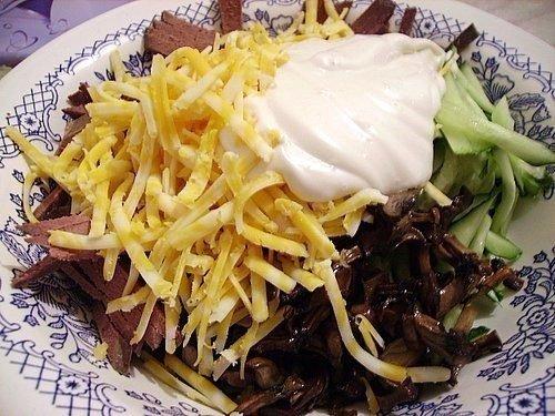 Салат из печени. 06