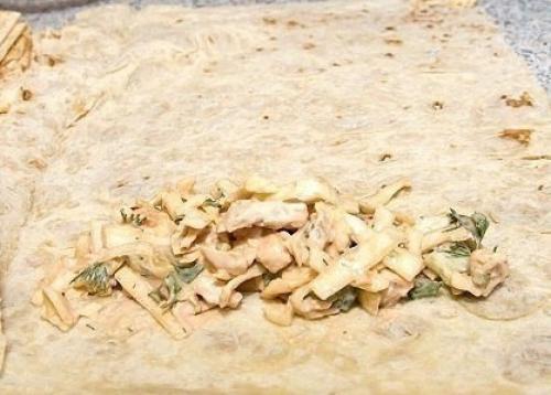 Шаурма.  Ингредиенты:   Куриная грудка (или другое мясо) - 1 шт. 06