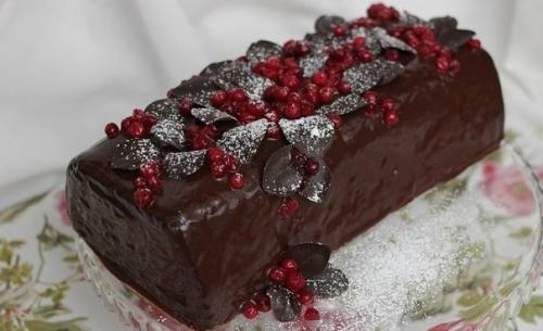Торт Рождественское Полено.