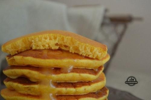 Тыквенные панкейки.

Ингредиенты: 

