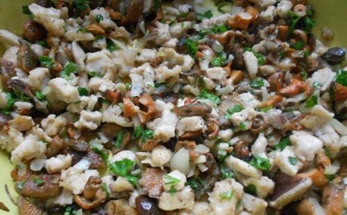 Тарталетки с грибами. 01