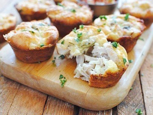 Куриные маффины с сыром. Куриные маффины с сыром.